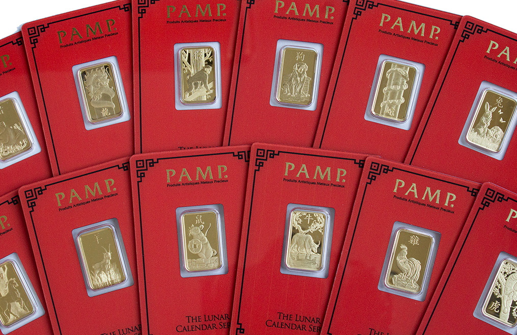 Buy 5g Gold PAMP Lunar Series Year of the Goat Bar, image 7