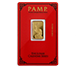 Buy 5g Gold PAMP Lunar Series Year of the Rooster Bar, image 0