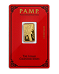 5g Gold PAMP Lunar Series Year of the Tiger Bar