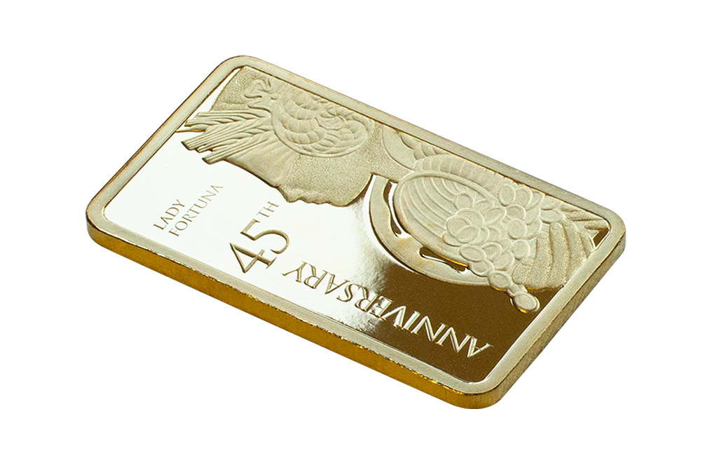 Buy 5g Gold PAMP Lady Fortuna™ 45th Anniversary Bar (2024), image 4
