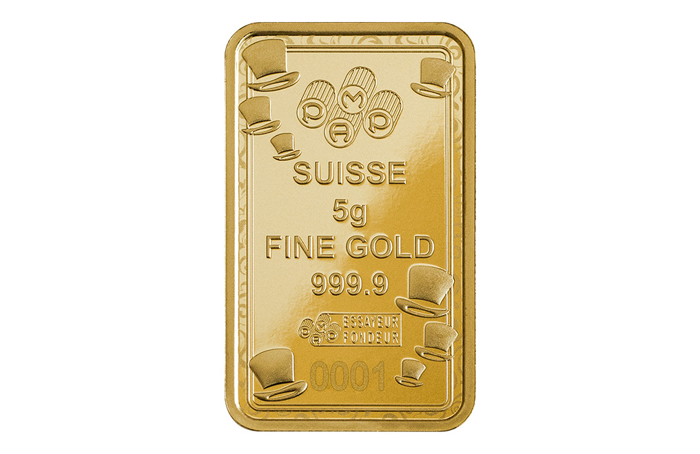 Buy 5 g Gold Willy Wonka® Golden Ticket Bar, image 1