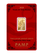 5 g Gold Year of the Snake PAMP White Snake Bar (2025)