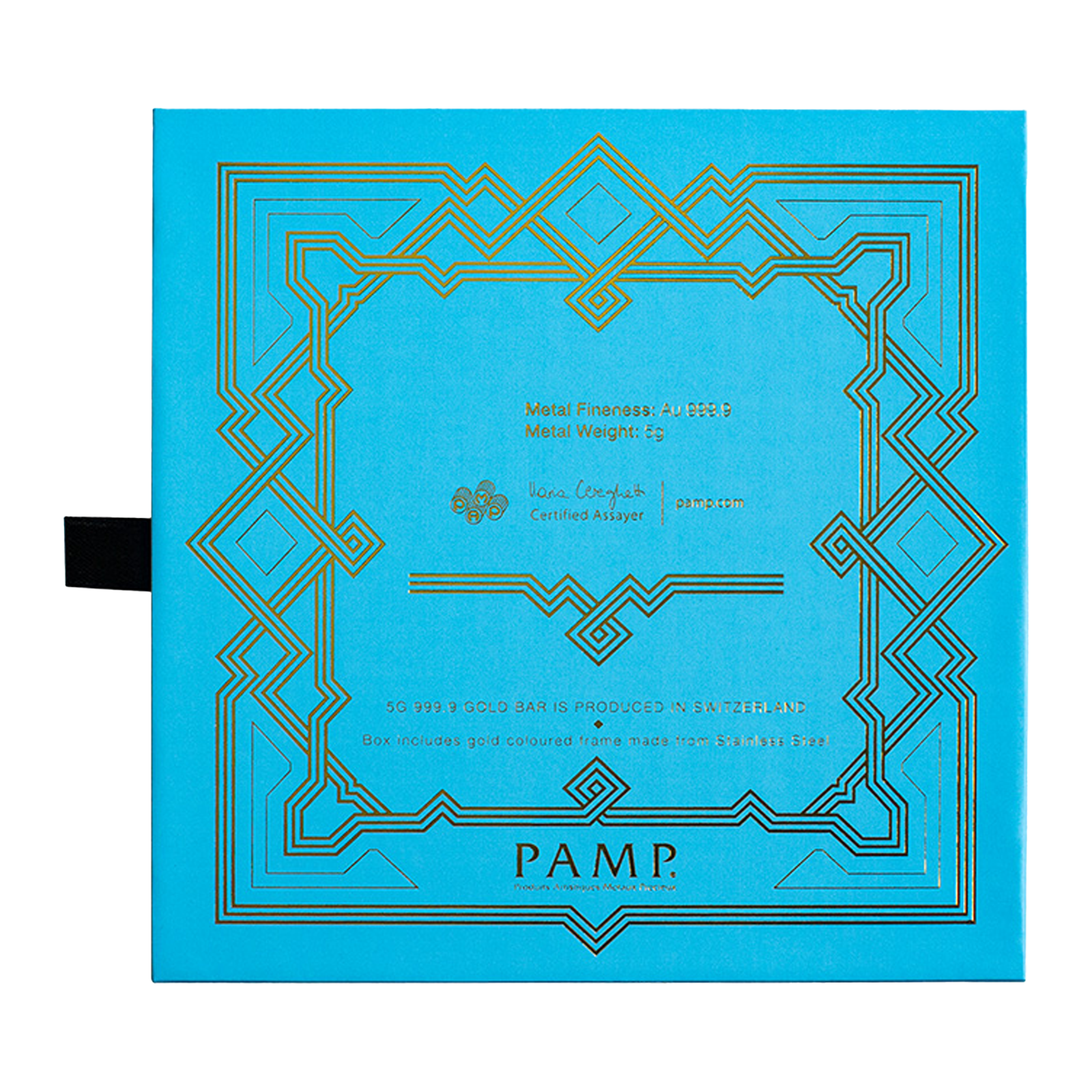 Buy 5g Pure Gold Arabian Horse Bar with Pendant Frame, image 7