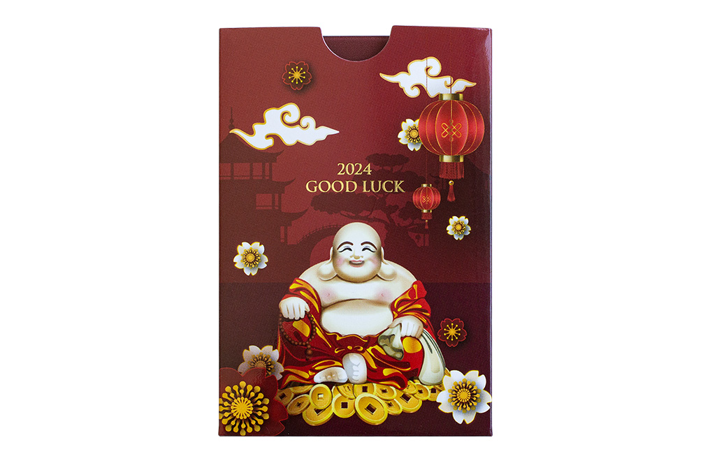 Buy 5g Pure Gold Good Luck Laughing Buddha Bar (2024), image 7