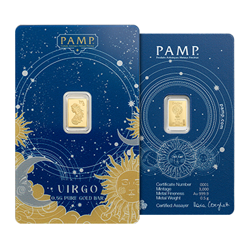 Buy 6 g Gold Zodiac Bar Set (12 x 0.5 g), image 12