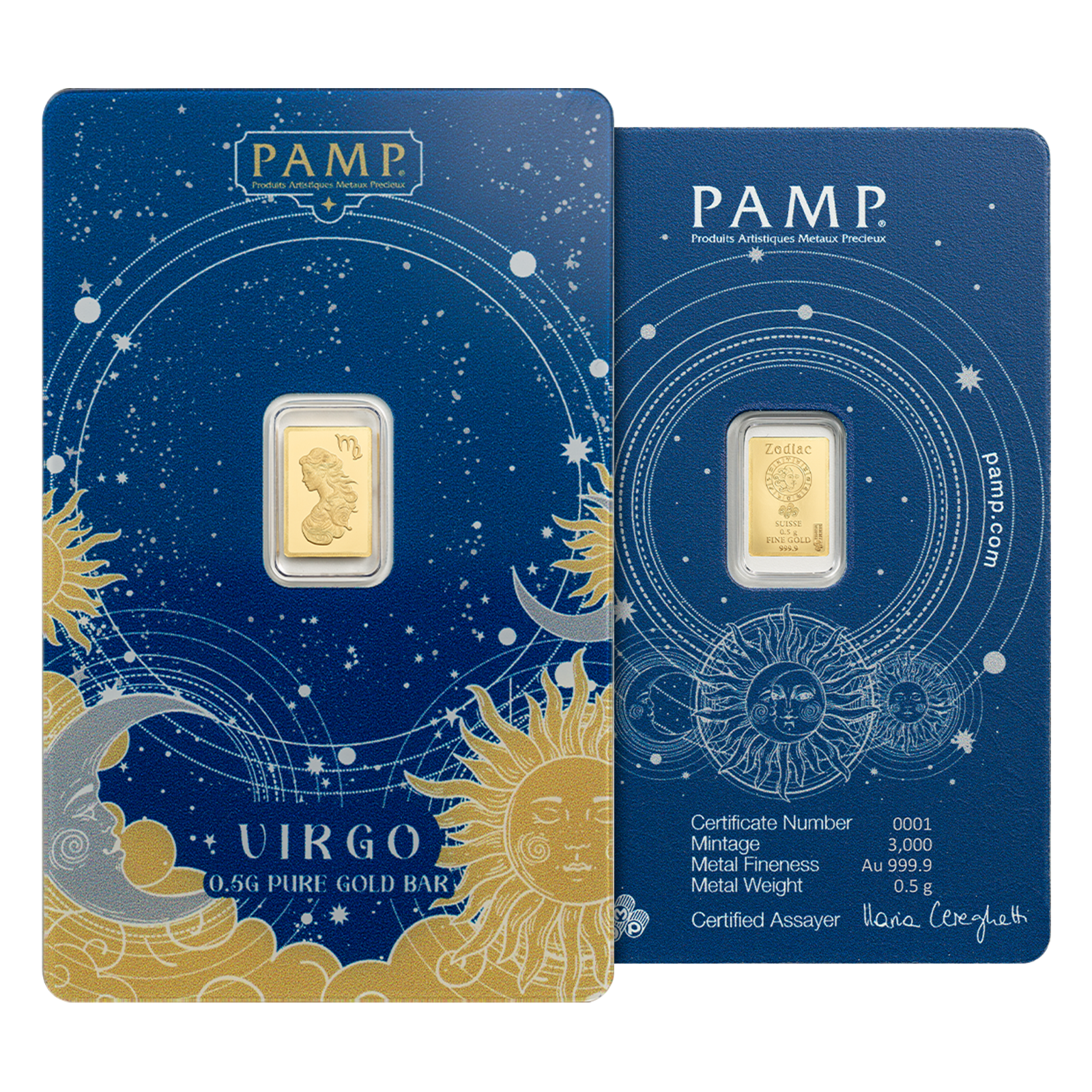 Buy 6 g Gold Zodiac Bar Set (12 x 0.5 g), image 12