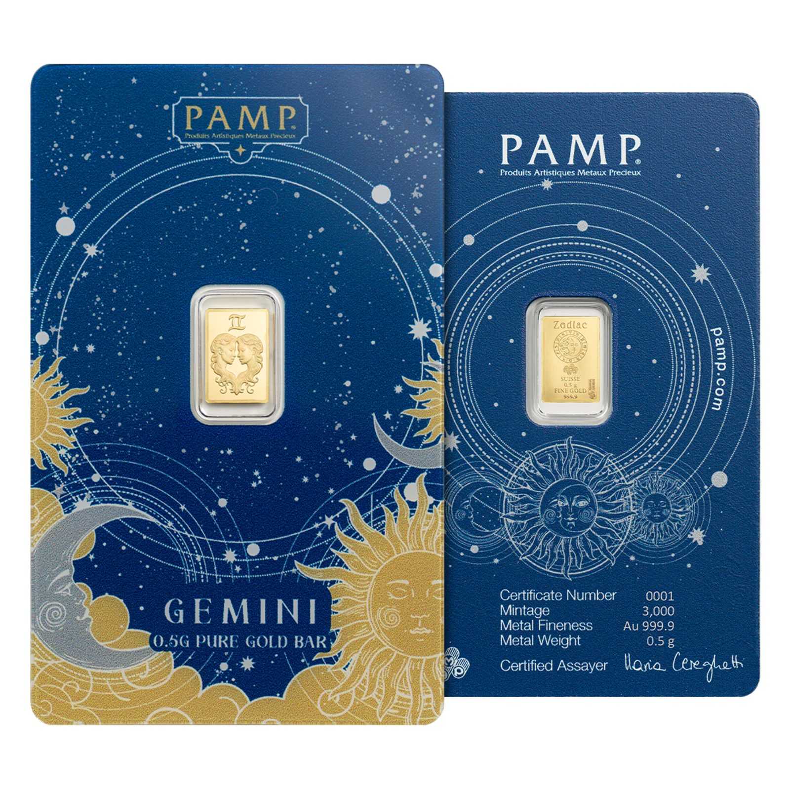 Buy 6 g Gold Zodiac Bar Set (12 x 0.5 g), image 5