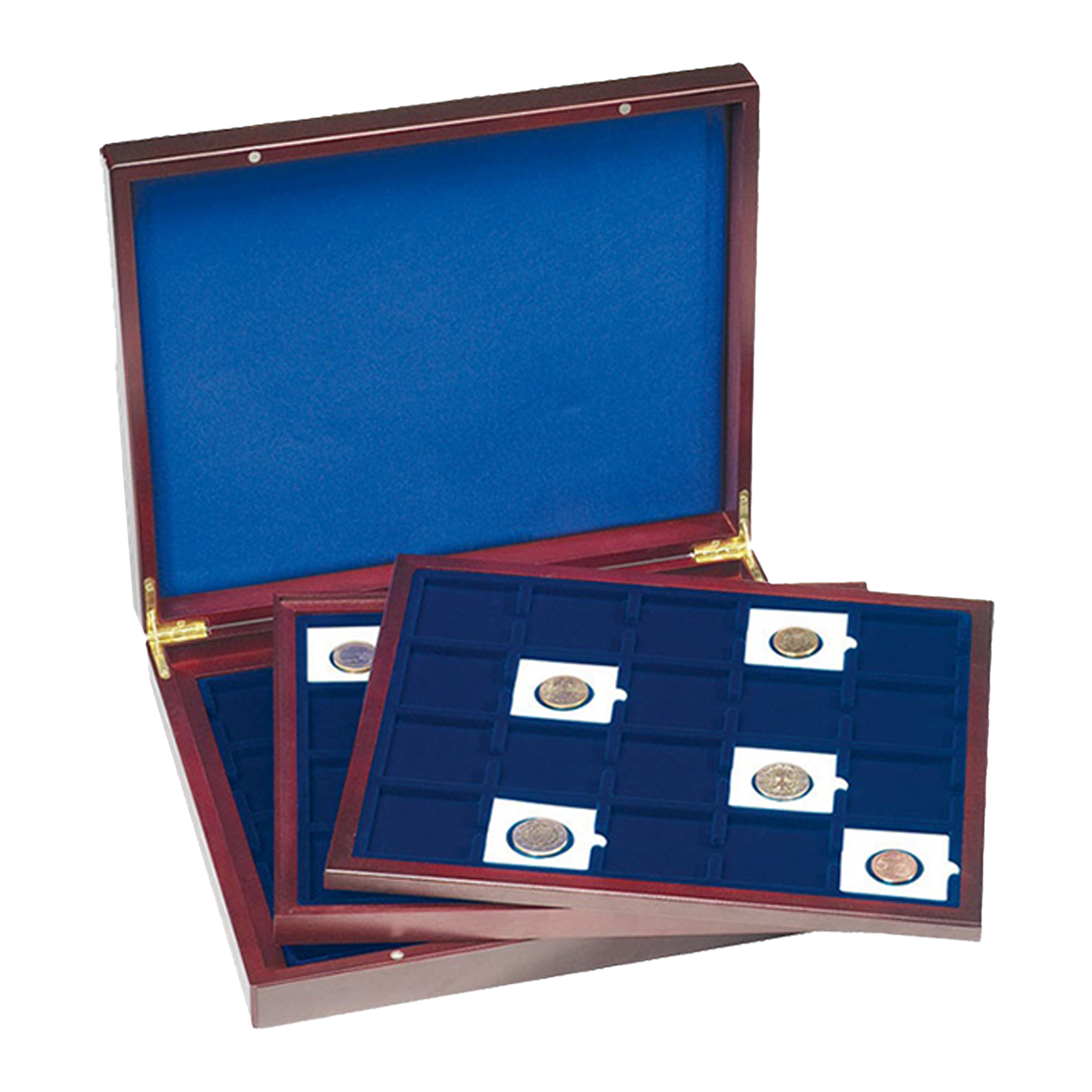 60x QUADRUM Capsule VOLTERRA TRIO Coin Box, image 0