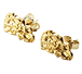 Buy 2.5 gram Pure Gold Nugget Earrings, image 1