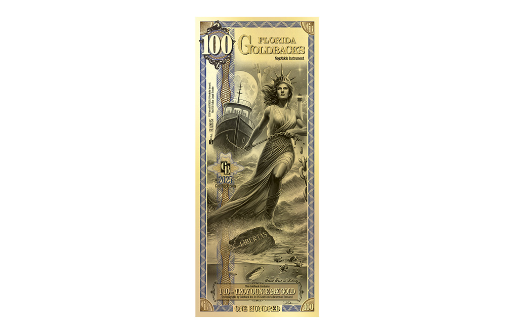 Buy Florida Goldback Gold Notes Full Set (8pcs) 24k, image 10