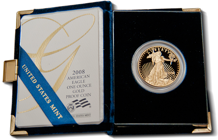 Buy 1 oz Gold Eagle Proof Coin (Random Year), image 0