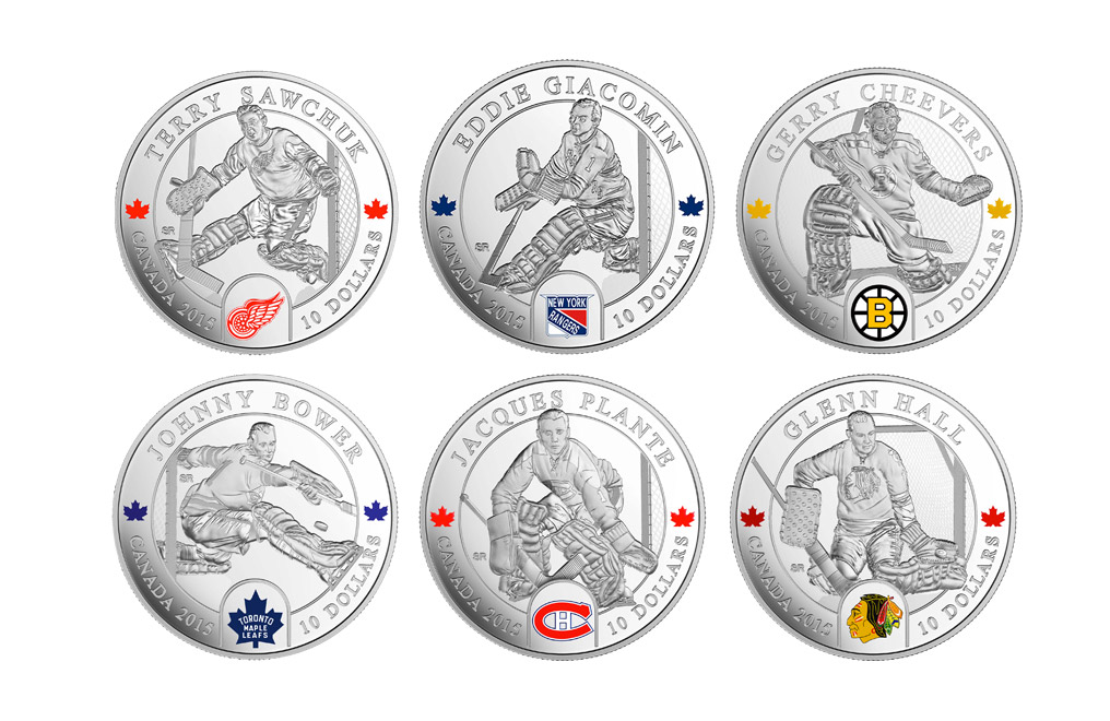 Buy NHL®Silver Coin Set: Famous Hockey Goalies .9999, image 1