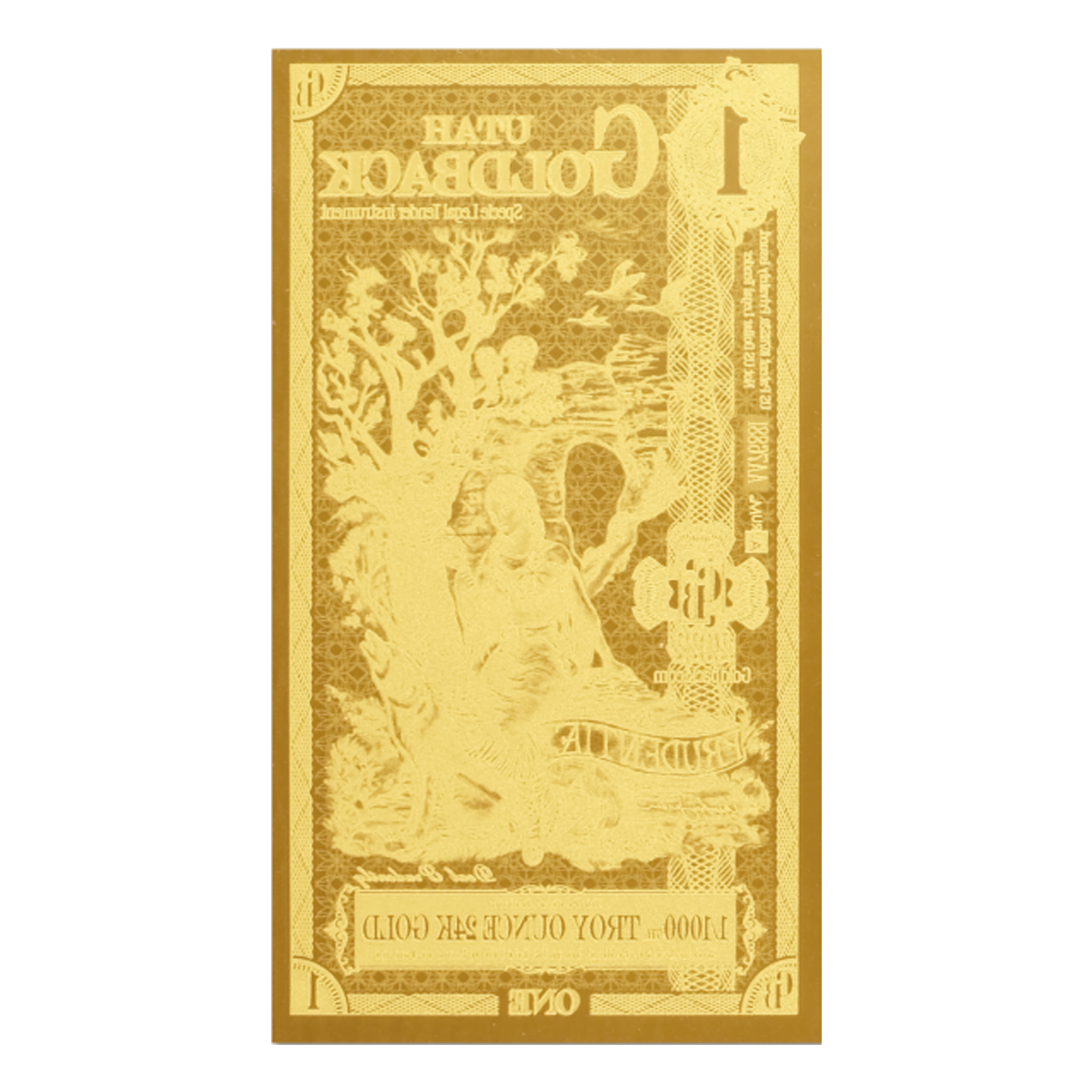 Buy 1 Utah Goldback Gold Notes Pack (50 pcs) 24K, image 1