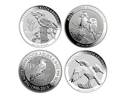 Buy 10 oz Silver Australian Kookaburra Coins (Random Year)