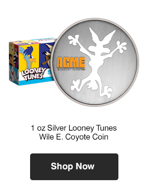 Buy 1 oz Silver Looney Tunes™ Wile E. Coyote Coin (2023)